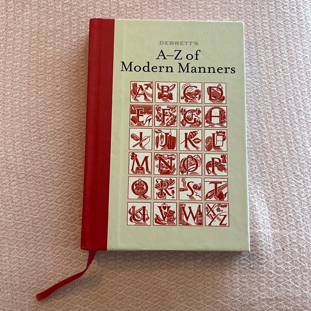 Debrett’s A-Z of Modern Manners Hardback Book, Like New Etiquette